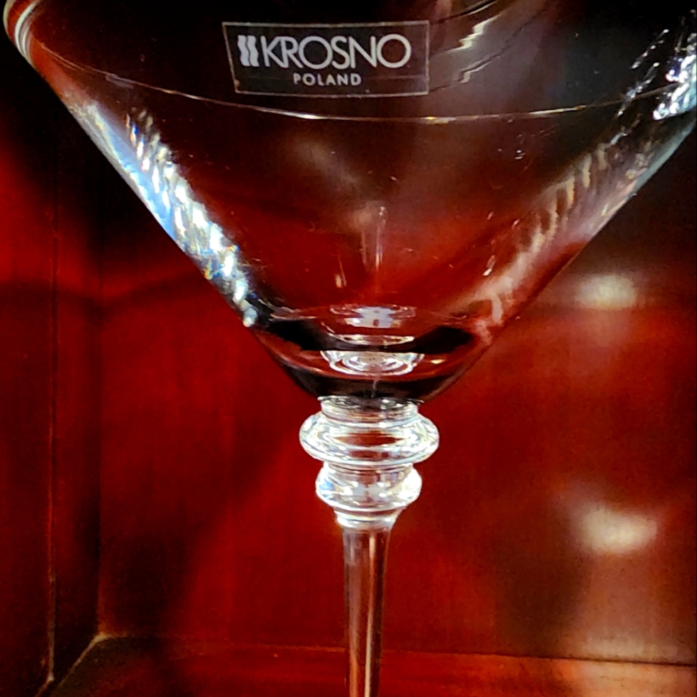 Krosno martini glasses (pair)